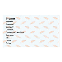 Paradise Fish Pattern on Blue. Business Card