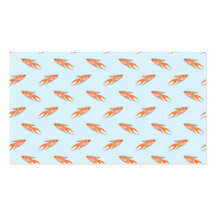 Paradise Fish Pattern on Blue. Business Card