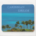 Paradise Island Palm Trees Mouse Pad