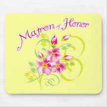 Paradise Matron of Honour Favours Mouse Pads