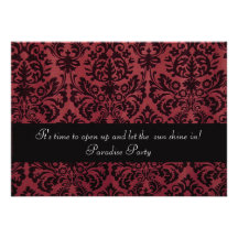 Paradise party- invitation