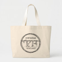 Paradise Rescued Tote Bags