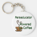 Paraeducator Powered by Coffee Key Chain