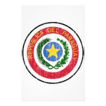 Paraguay Coat Of Arms Personalized Stationery