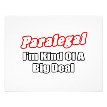 Paralegal...Big Deal Custom Announcements