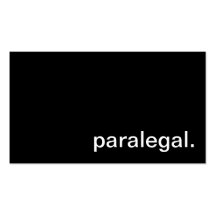Paralegal Business Card