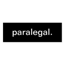 Paralegal Business Card