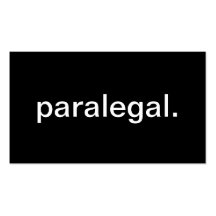Paralegal Business Card