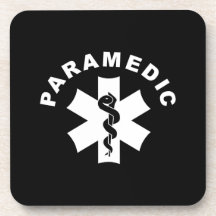 Paramedic Logo Theme Coaster