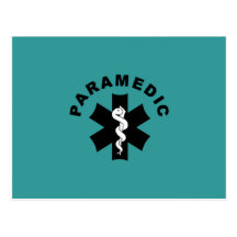 Paramedic Theme Postcard