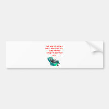 paranoid bumper sticker