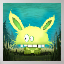 "Paranoid Chomper" Print
