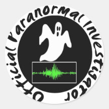 Paranormal Investigator Stickers