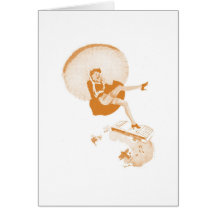 Parashute Greeting Card