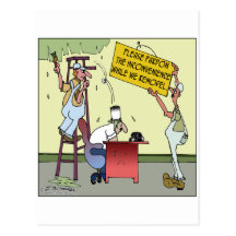Pardon The Inconvenience Postcard