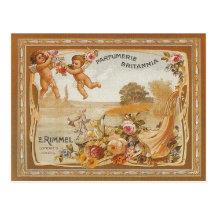 Parfumerie Britannia Vintage Ad - Postcard