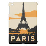 paris art deco retro travel poster iPad mini cover