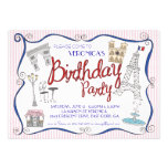 Paris Birthday Party Invitation