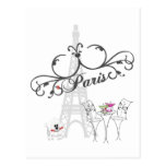 Paris Cafe Postcard