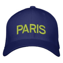 Paris Cap Embroidered Hat