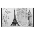 Paris Eiffel Tower Collage iPad Case