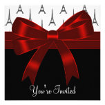 Paris Eiffel Tower Party Personalized Invitations