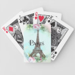 Paris Eiffel Tower & Pink Roses