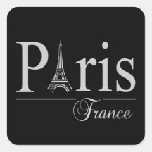 Paris France stickers