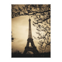 Paris Gallery Wrapped Canvas