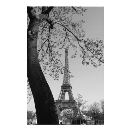 paris in b&w stationery design