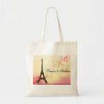 Paris in Love - Eiffel Tower Canvas Bags