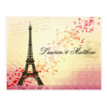 Paris in Love - Eiffel Tower Post Cards