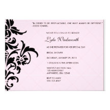 Paris Inspired Invitation