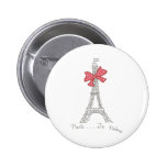 Paris...Je t'aime Pinback Buttons