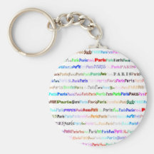 Paris Keychain