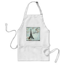 Paris La Tour Eiffel French Design Apron