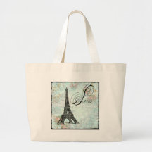 Paris La Tour Eiffel French Design Canvas Bag