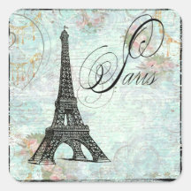 Paris La Tour Eiffel French Design Stickers
