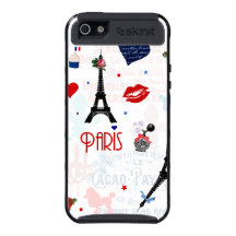 Paris pattern with Eiffel Tower