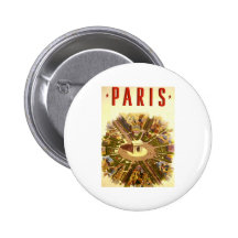 Paris Pinback Buttons