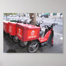 Paris Pizza Delivery Print