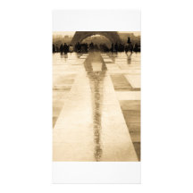Paris reflection picture card