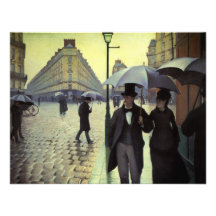Paris Street, Rainy Day by Gustave Caillebotte Invite