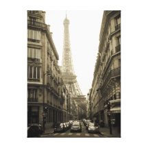 Paris Stretched Canvas Print