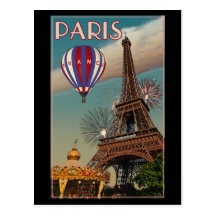 Paris - The Eiffel Tower Post Cards