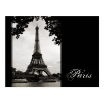 Paris - The Eiffel Tower postcard