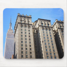 Park Avenue Skyscraper and Birds, New York City Mousepad
