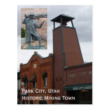 Park City Utah Souvenier Postcard