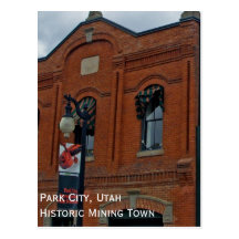Park City Utah Souvenier Postcard
