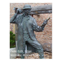 Park City Utah Souvenier Postcard